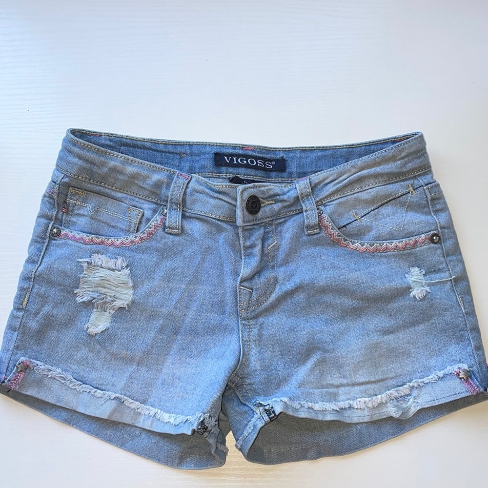 Vigoss Jeans girls light wash shorts